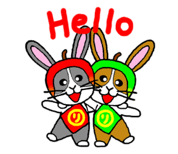 Rabirin and Rabipple sticker #1413570