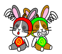 Rabirin and Rabipple sticker #1413595