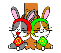 Rabirin and Rabipple sticker #1413603