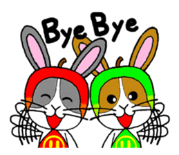 Rabirin and Rabipple sticker #1413609