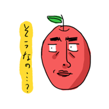 Mr.Apple. My brother! sticker #1414087