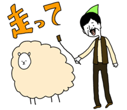 yurusuta:A middle-aged male/Costume play sticker #1414662