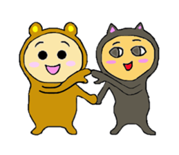 Yumi bear sticker #1415188