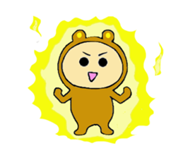 Yumi bear sticker #1415201