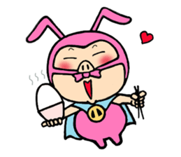 phantom thief pink BUTAUSA sticker #1415983