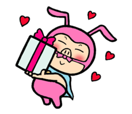 phantom thief pink BUTAUSA sticker #1415997