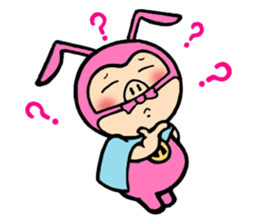 phantom thief pink BUTAUSA sticker #1415998