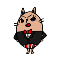 lips cat sticker #1416210