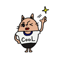 lips cat sticker #1416211