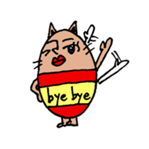 lips cat sticker #1416213