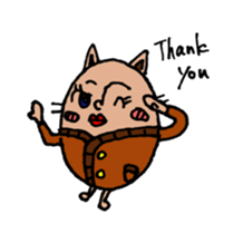 lips cat sticker #1416222