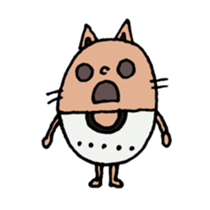 lips cat sticker #1416232