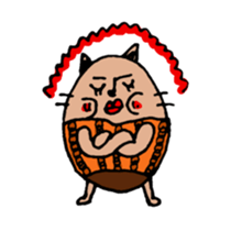 lips cat sticker #1416233