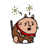 lips cat sticker #1416249