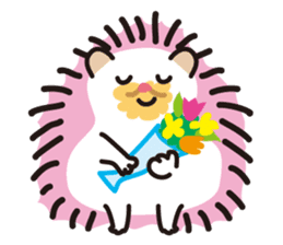 Lovely Day of hedgehog sticker #1416594