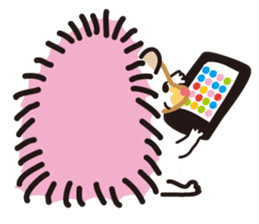 Lovely Day of hedgehog sticker #1416598