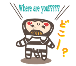 Dot Cat and Border Rabbit sticker #1416657