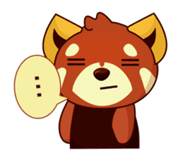 Red Pandas - English sticker #1417299