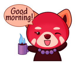 Red Pandas - English sticker #1417312