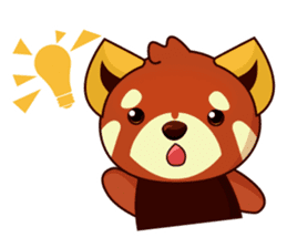 Red Pandas - English sticker #1417313