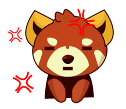 Red Pandas - English sticker #1417315