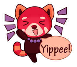 Red Pandas - English sticker #1417324