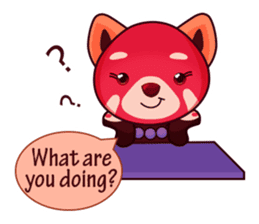 Red Pandas - English sticker #1417328