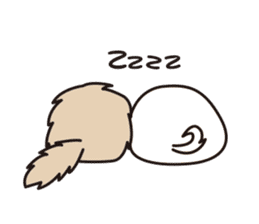 Pomeranian and Shihtzu sticker #1417350