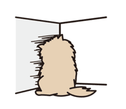 Pomeranian and Shihtzu sticker #1417366