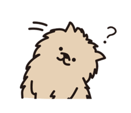 Pomeranian and Shihtzu sticker #1417369