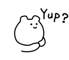 mystery polar bear! sticker #1418375