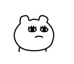 mystery polar bear! sticker #1418382