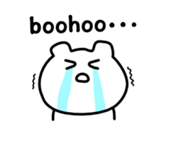 mystery polar bear! sticker #1418394