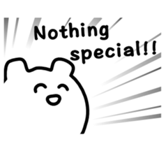 mystery polar bear! sticker #1418398