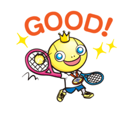 "TENIBO"- The best tennis player sticker #1418821