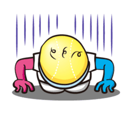 "TENIBO"- The best tennis player sticker #1418827