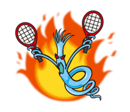 "TENIBO"- The best tennis player sticker #1418830