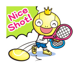 "TENIBO"- The best tennis player sticker #1418834