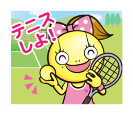 "TENIBO"- The best tennis player sticker #1418838
