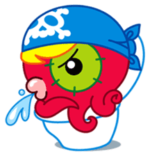 Jackie Octopus (English Edition) sticker #1418956