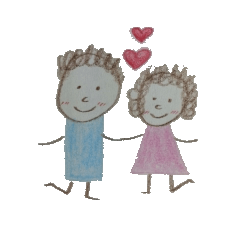 Dooding woman and man