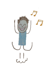 Dooding woman and man sticker #1419010