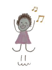 Dooding woman and man sticker #1419011