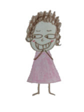 Dooding woman and man sticker #1419017