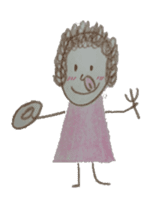 Dooding woman and man sticker #1419019