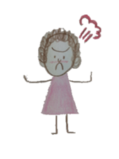 Dooding woman and man sticker #1419023