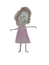 Dooding woman and man sticker #1419025