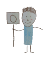 Dooding woman and man sticker #1419034