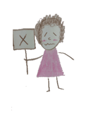 Dooding woman and man sticker #1419037