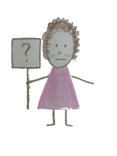 Dooding woman and man sticker #1419039